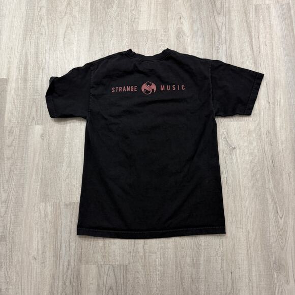 Vintage Tech N9ne Rap Tee Shirt Men's Medium Black y2k Strange Music Hip-Hop y2k - Picture 6 of 8